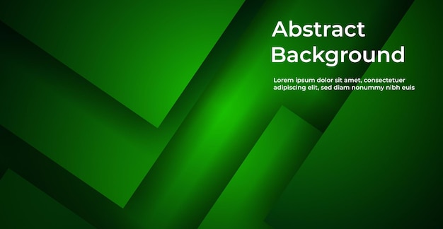 Modern abstract dark green geometric background eps10 vector