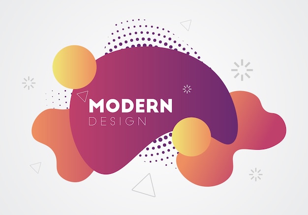 Modern Abstract Design background banner