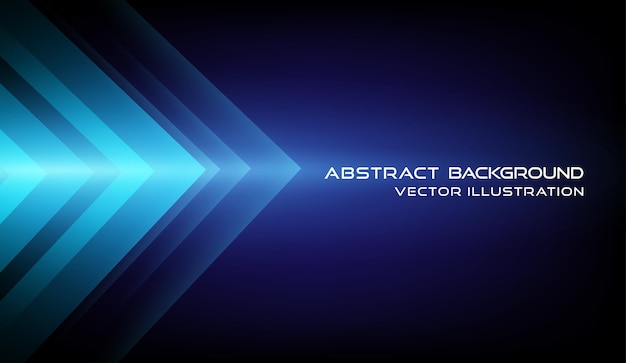 Modern abstract futuristic arrow light background vector illustration