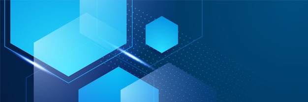 Modern abstract gradient blue banner background Vector abstract graphic design banner pattern presentation background web template
