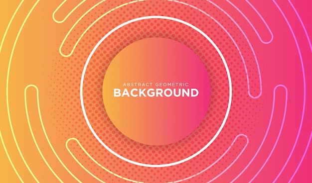 Modern abstract Gradient Geometric Background.