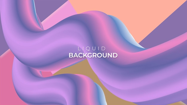 modern abstract gradient liquid background design