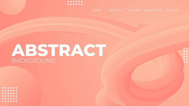 Modern abstract wavy fluid gradient background decoration