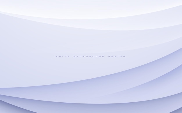 Modern abstract wavy light silver background smooth white color