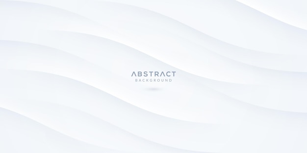 Modern Abstract with White Background and Wave Pattern