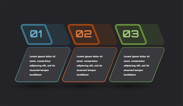 Modern and creative infographics made in the form of a vector template Bright colors and abstract design elements are used For use in presentations web design and reports Simple and clear