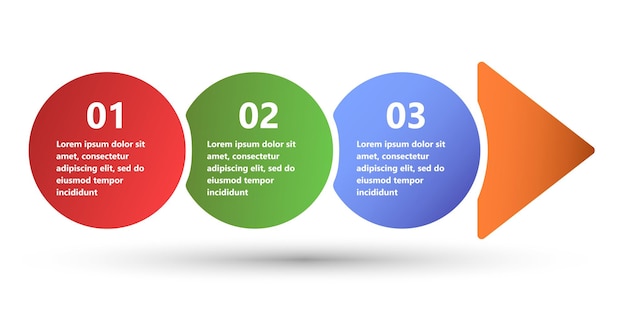 Modern and creative infographics made in the form of a vector template Bright colors and abstract design elements are used For use in presentations web design and reports Simple and clear