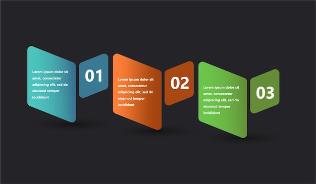 Modern and creative infographics made in the form of a vector template Bright colors and abstract design elements are used For use in presentations web design and reports Simple and clear
