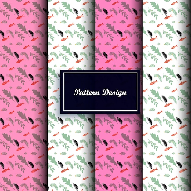 modern and simple seamless pattern design template