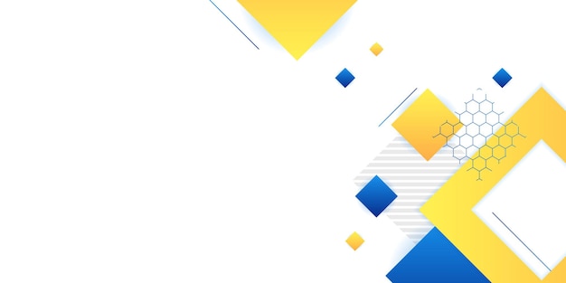 Modern blue and yellow white abstract background. Dark blue orange shiny abstract background vector presentation design with modern and futuristic corporate concept