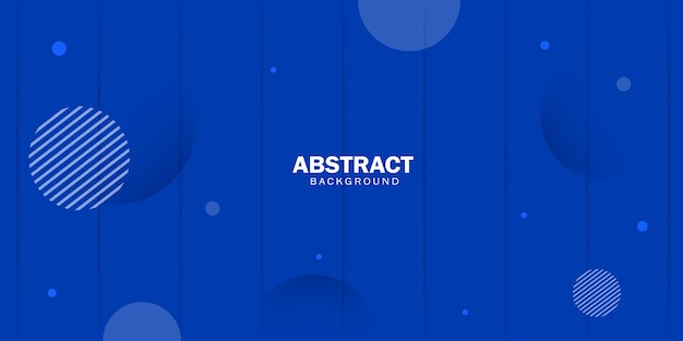 modern blue background with geometric shapes