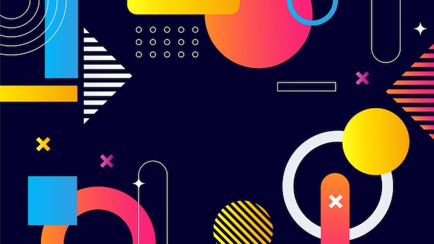 modern blue red black 3d white colorful square corporate abstract technology background vector abstract graphic design banner pattern presentation background web template