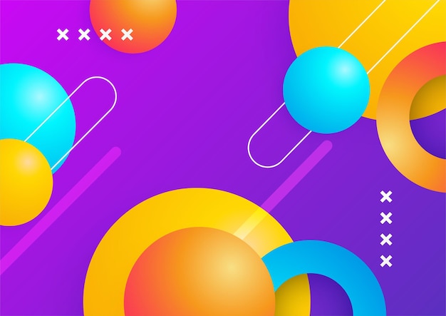 Modern bright vector colorful background for poster brochure card or flyer Abstract colorful background texture