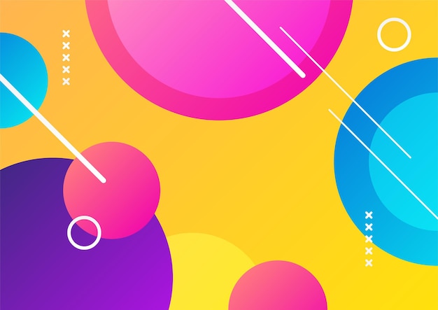 Modern bright vector colorful background for poster brochure card or flyer Abstract colorful background texture