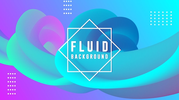 modern colorful background with fluid gradient shapes