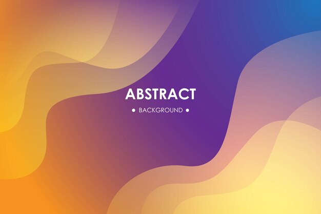 Modern colorful liquid geometric background wavy curve shape combination