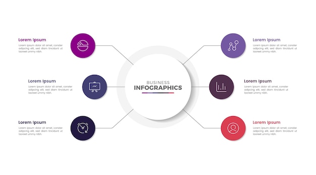 modern colorful multipurpose infographic template elements for business education presentatation