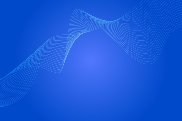 Modern colorful wavy line abstract background Design
