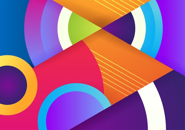 Modern colourful abstract background for presentation design