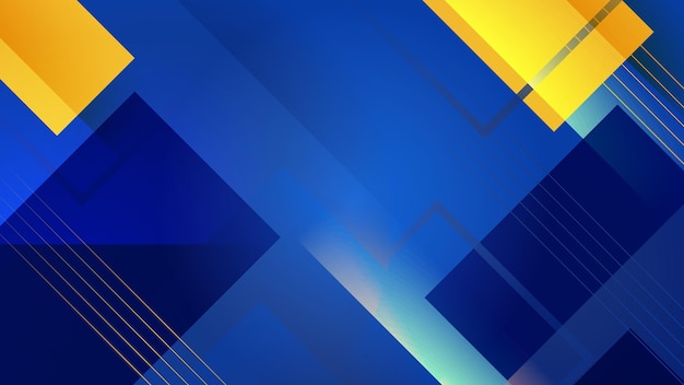 Modern Corporate Gradient Blue Yellow Abstract Background Wallpaper