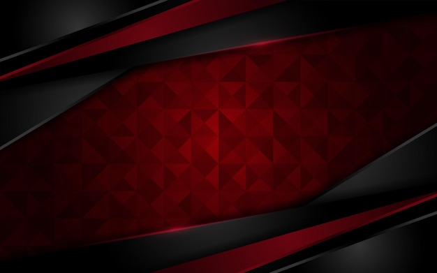Modern dark red combination with black background with texture effect overlap layer design