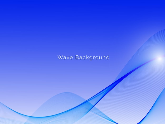 Modern decorative wave stylish dynamic background vector