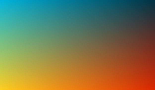 modern digital blue yellow and red color gradient background