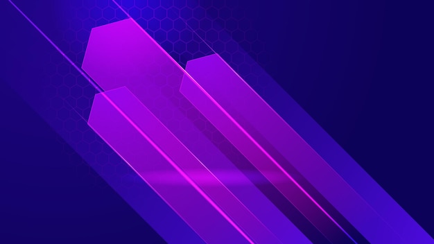 Modern digital business technology blue and purple abstract design background