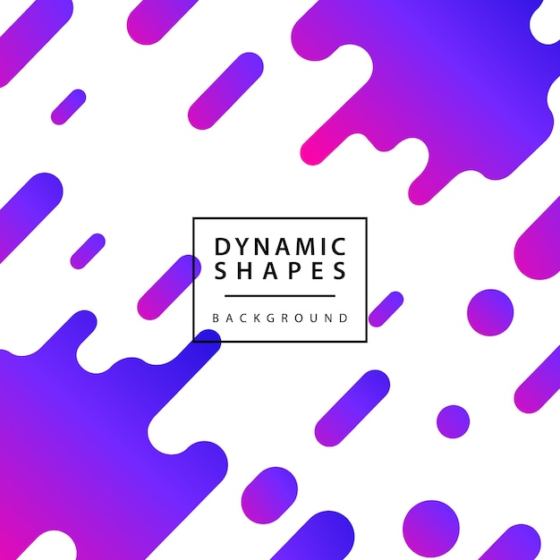 Modern dynamic shapes style background combination modern style abstraction with composition made of various rounded shapes background