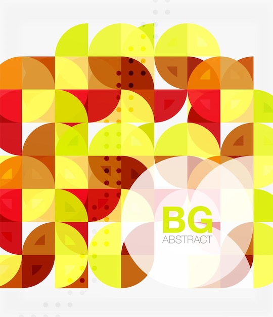 Modern elegant geometric circles abstract background Vector template background for workflow layout diagram number options or web design