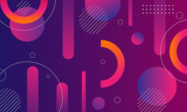 Modern element circle abstract background