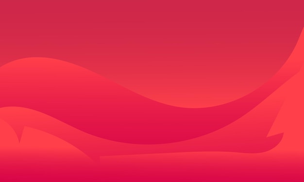 modern fluid red gradient banner with curved shapes