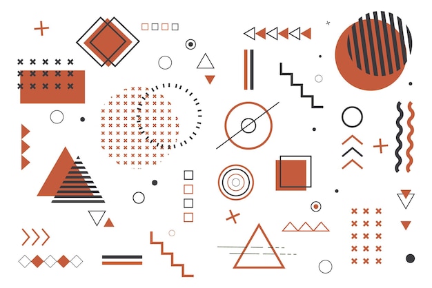 Modern Geometric Abstract Design and Elements