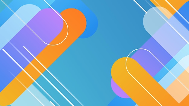 modern geometric blue background. dynamic shapes composition