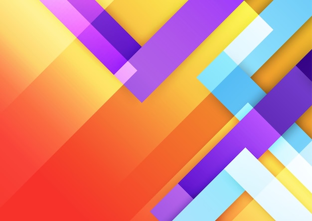 Modern geometric element colorful design background
