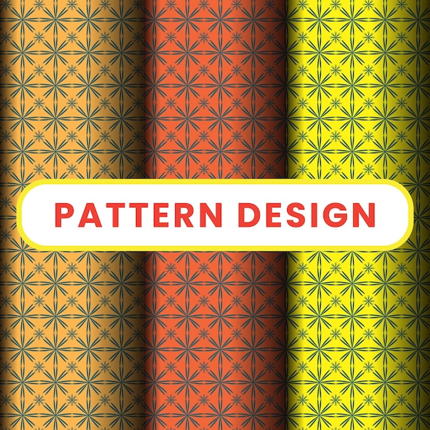 Modern geometric flower pattern all over multi motif flowers ornament seamless pattern Modern geomet