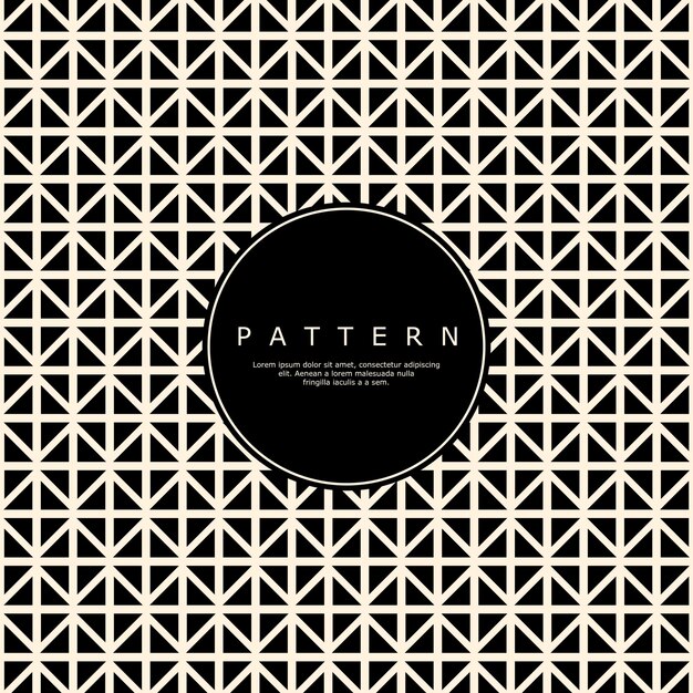 Modern geometric triangle box abstract pattern