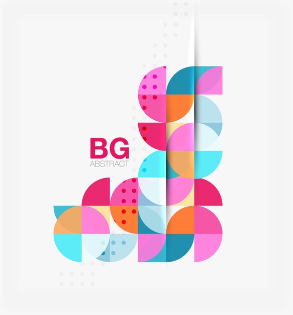 Modern geometrical abstract background Vector template background for workflow layout diagram number options or web design