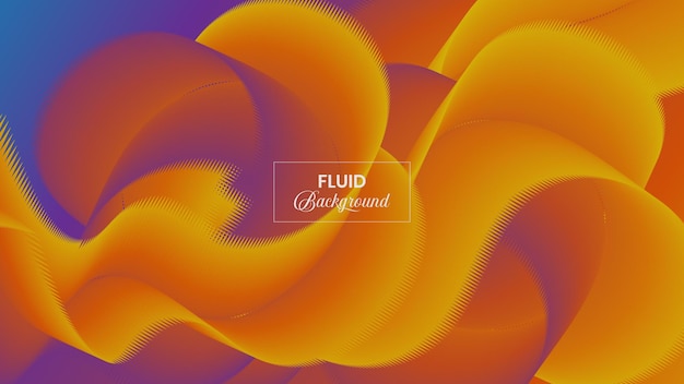 Modern gradient fluid abstract background