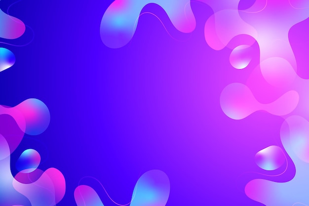 Modern gradient liquid abstract background