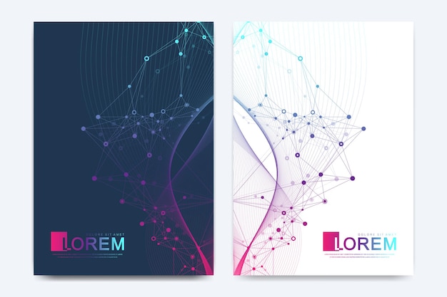 Modern Health care cover template design for a report and medical brochure design flyer leaflets