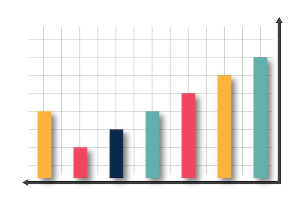 Modern infographic elements design chart graph scheme colors editable
