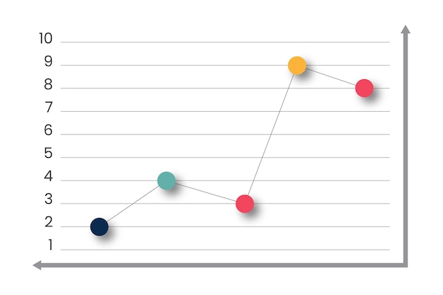 modern infographic elements design chart graph scheme colors editable