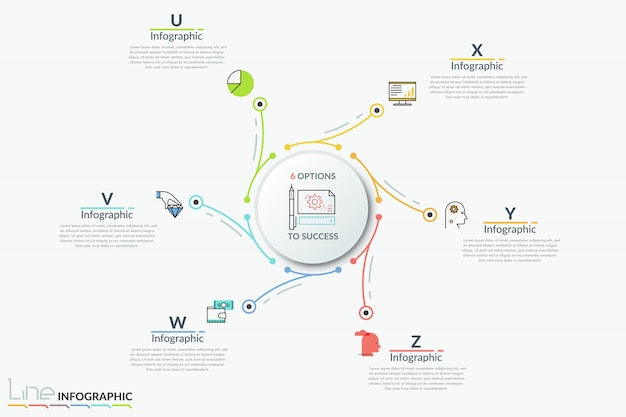 Modern infographic  template