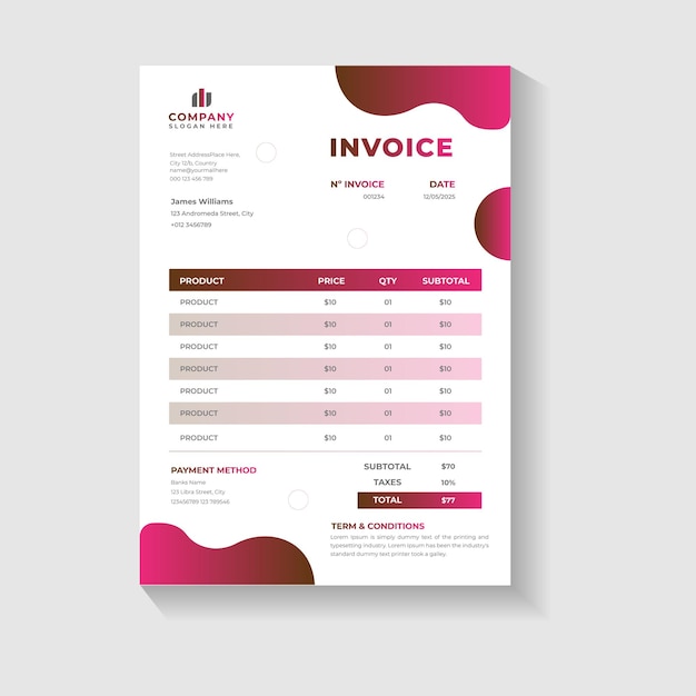 Modern Invoice Template
