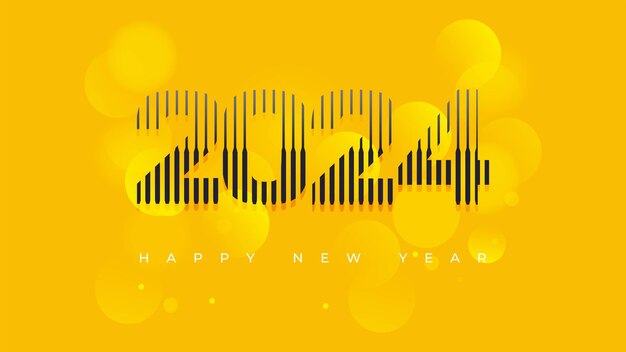 modern line 2024 background design vector
