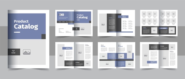 Modern product catalog design or company catalogue template