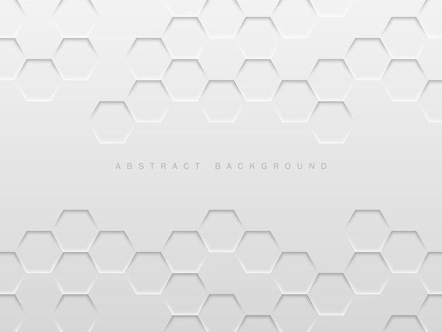 modern realistic hexagon texture gray wall abstract background
