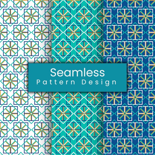 Modern seamless fabric pattern design template