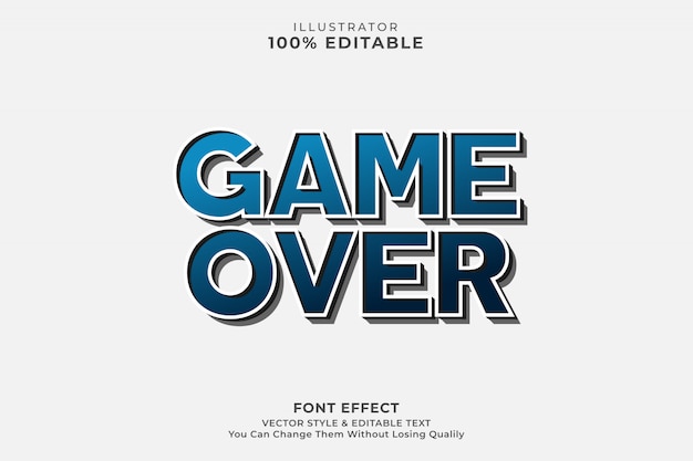 Modern  text effect premium
